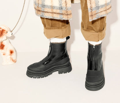 FREDA SALVADOR CALEB SHEARLING LUG BOOT