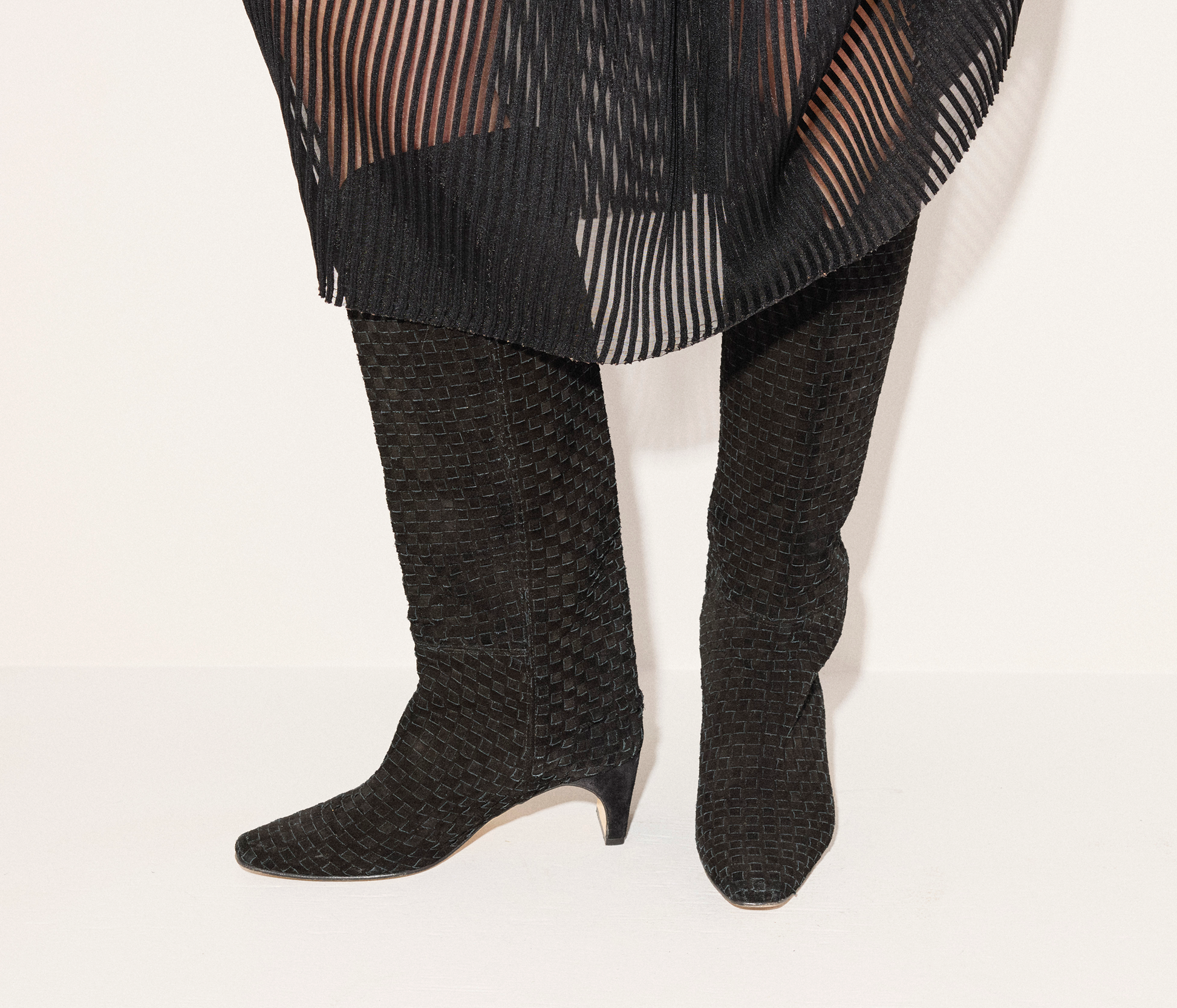 FREDA SALVADOR LENNOX WOVEN TALL BOOT