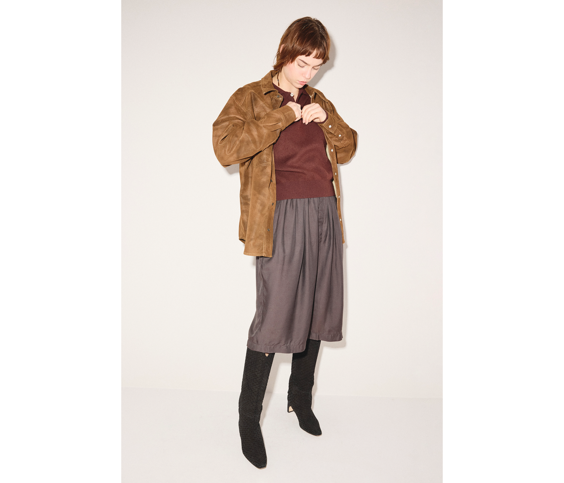 FREDA SALVADOR LENNOX WOVEN TALL BOOT