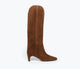 Toffee Woven Suede