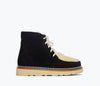 Black Suede With Shearling