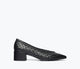 Black Woven Calf
