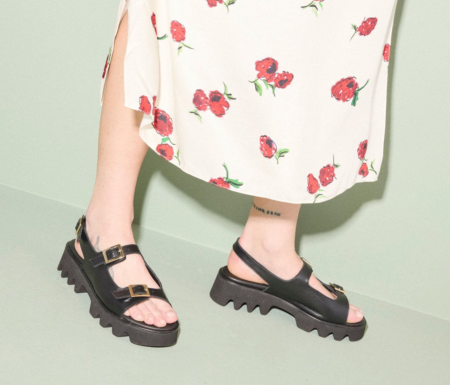 FREDA SALVADOR MINDY LUG SOLE SANDAL