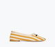 Mustard and White Canvas