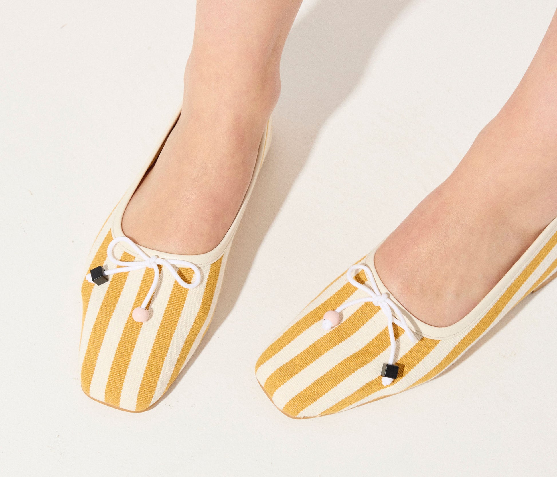 FREDA SALVADOR JADA SQUARE TOE BALLET FLAT