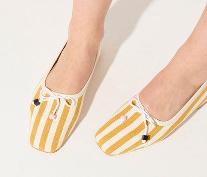 FREDA SALVADOR JADA SQUARE TOE BALLET FLAT