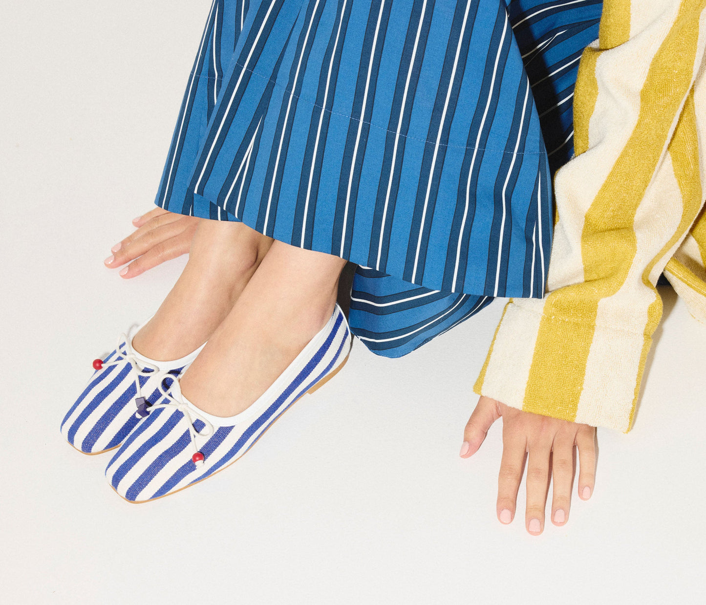 FREDA SALVADOR JADA SQUARE TOE BALLET FLAT