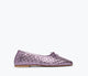 Lilac Metallic Woven Calf