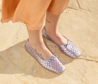 FREDA SALVADOR JADA SQUARE TOE BALLET FLAT