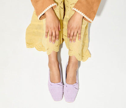 FREDA SALVADOR JADA SQUARE TOE BALLET FLAT