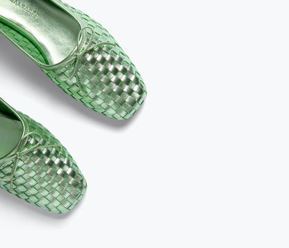 FREDA SALVADOR JADA SQUARE TOE BALLET FLAT
