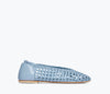 Sky Blue Woven Calf