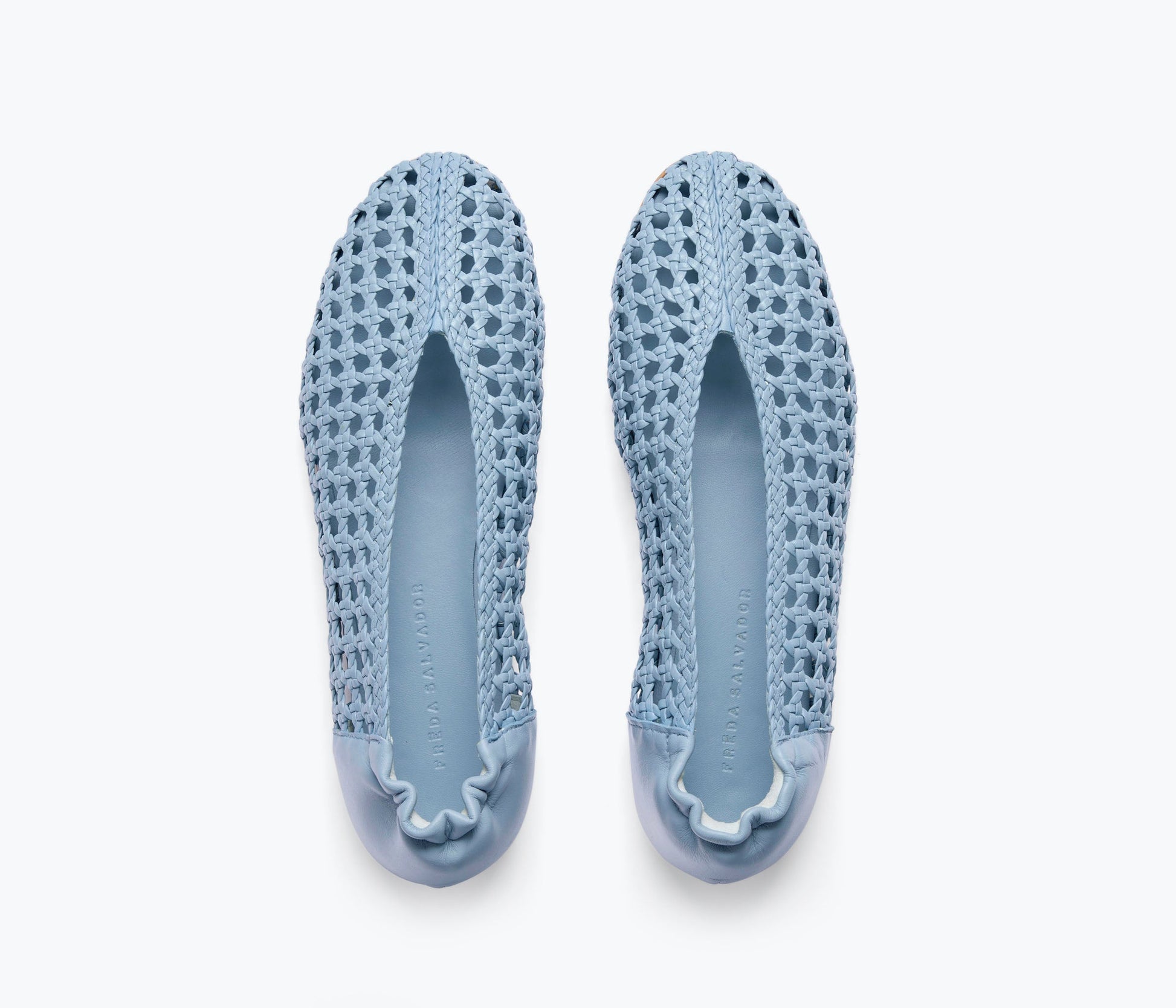 FREDA SALVADOR RILEY OPEN WEAVE BALLET FLAT