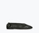 Black Woven Calf