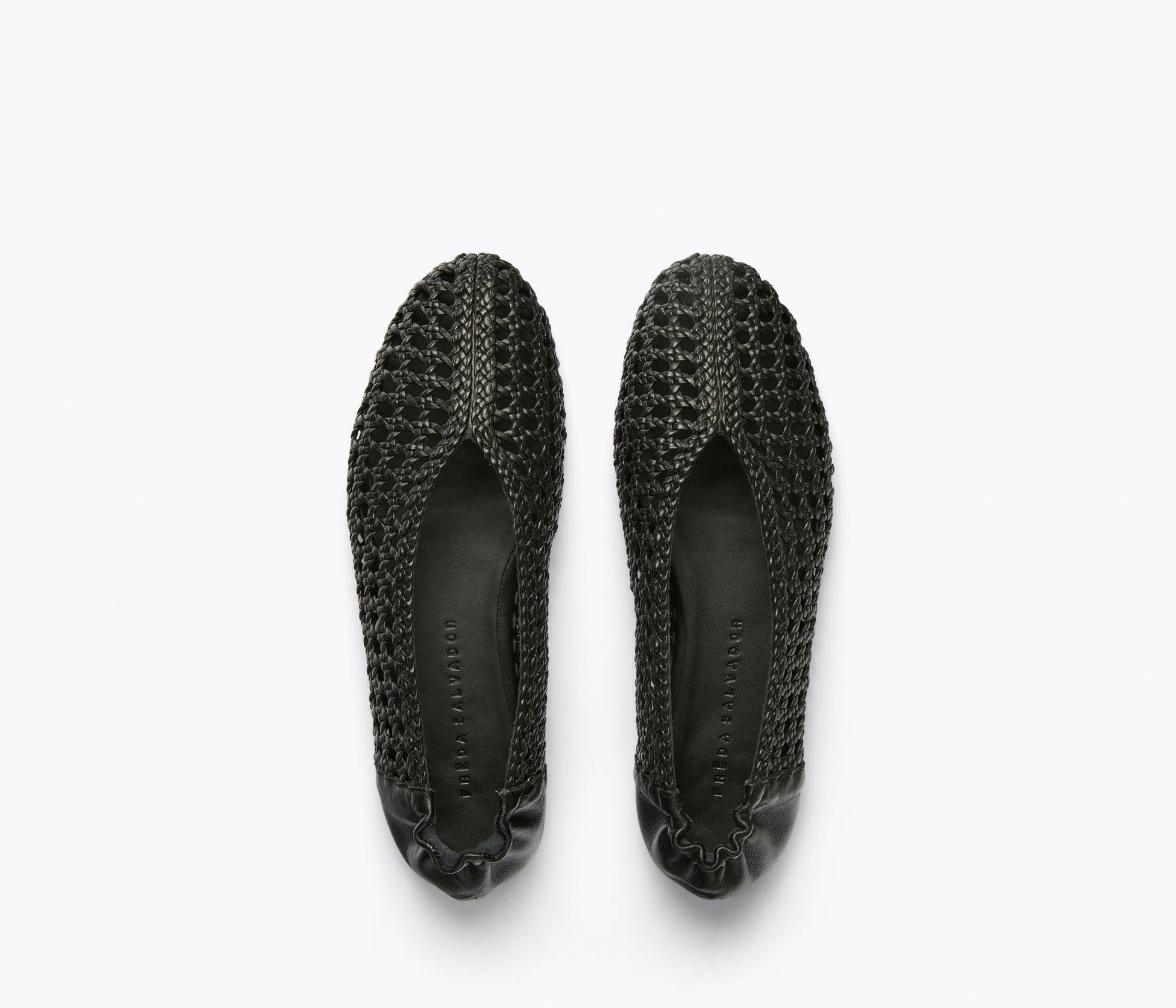 FREDA SALVADOR RILEY OPEN WEAVE BALLET FLAT