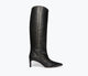 Black Calf With Small Studs