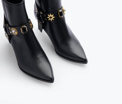 FREDA SALVADOR HADEN EMBELLISHED ANKLE BOOT
