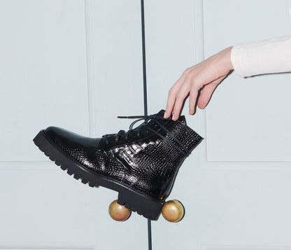 FREDA SALVADOR EMI LUG COMBAT BOOT
