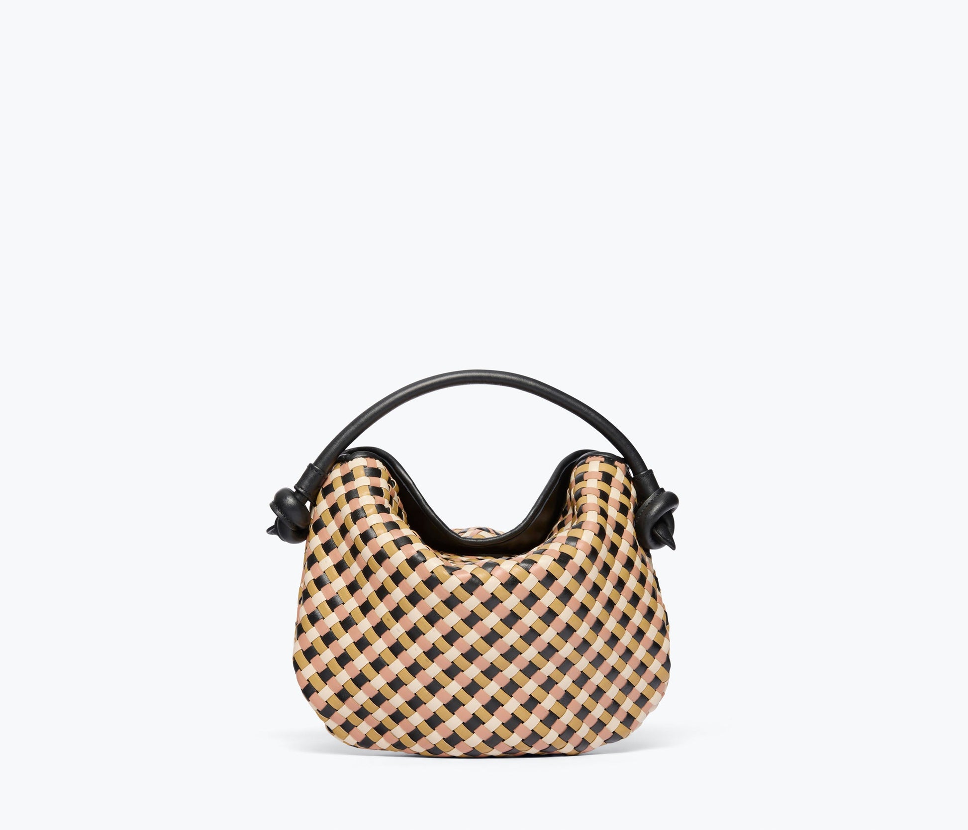 FREDA SALVADOR ELIS WOVEN LEATHER HANDBAG