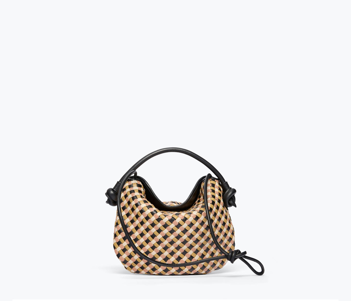 FREDA SALVADOR ELIS WOVEN LEATHER HANDBAG