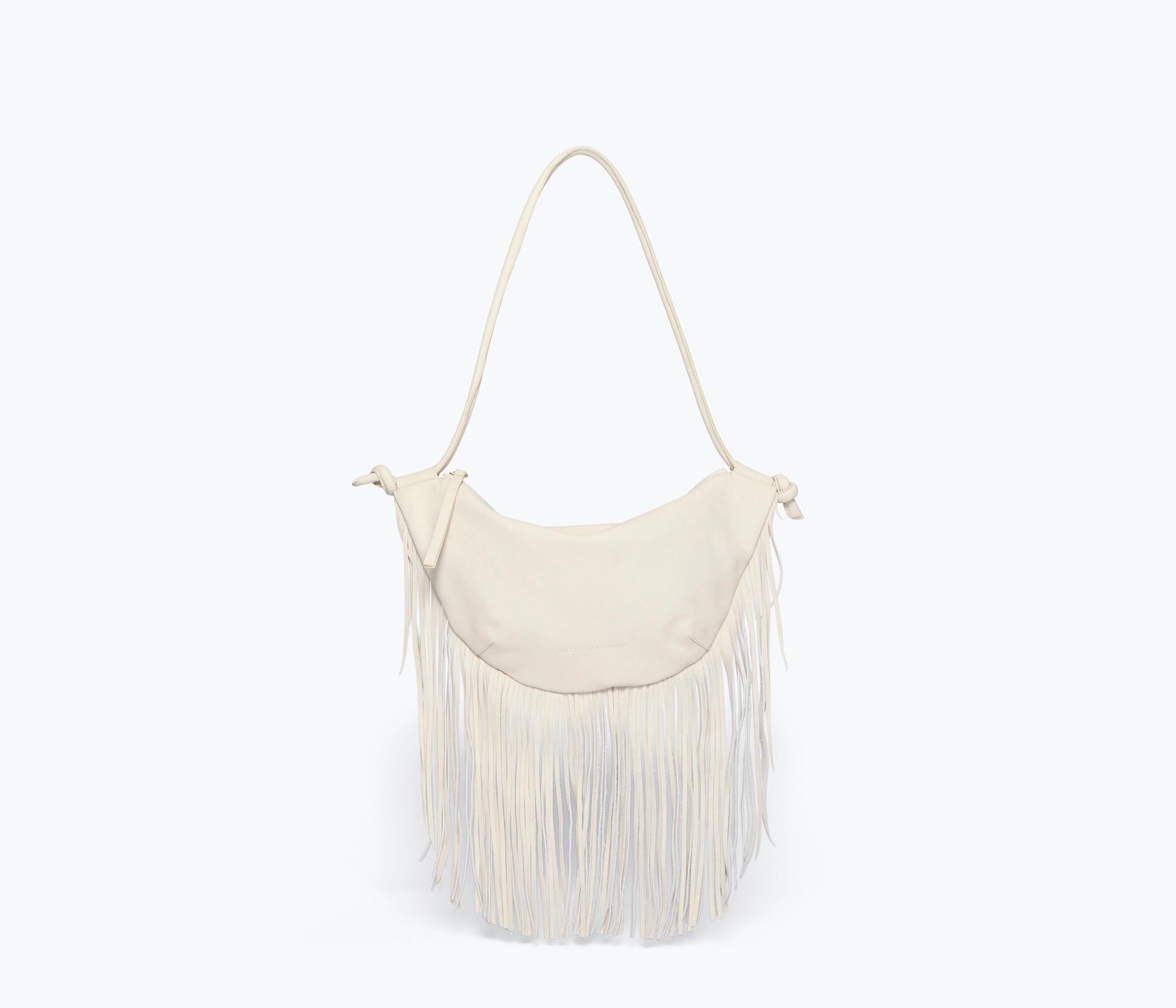 FREDA SALVADOR ERIKA CRESCENT FRINGE BAG