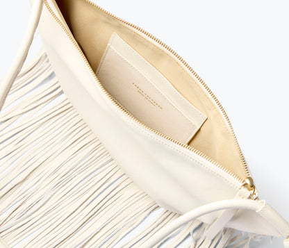FREDA SALVADOR ERIKA CRESCENT FRINGE BAG