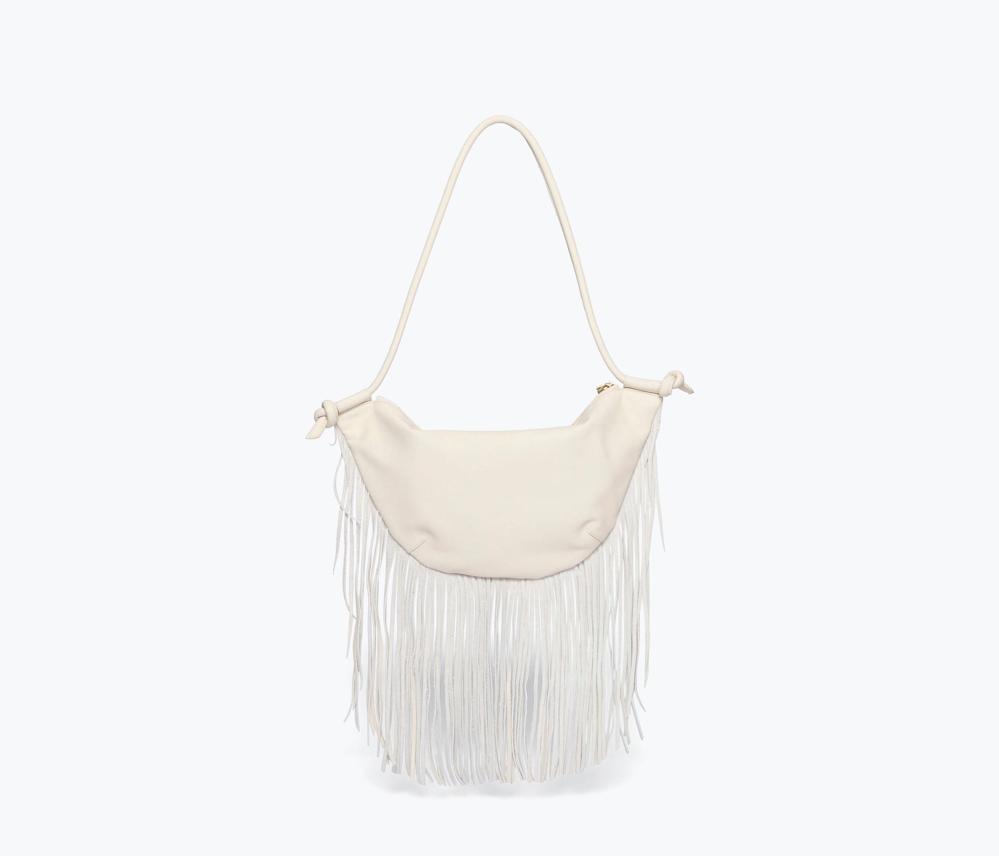 FREDA SALVADOR ERIKA CRESCENT FRINGE BAG