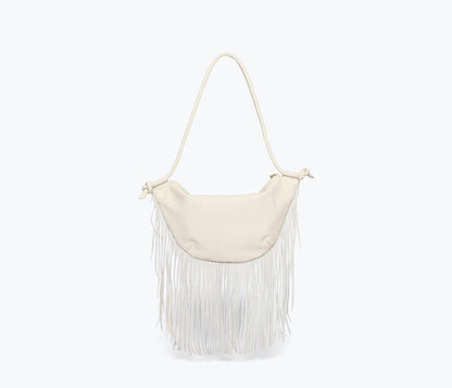 FREDA SALVADOR ERIKA CRESCENT FRINGE BAG