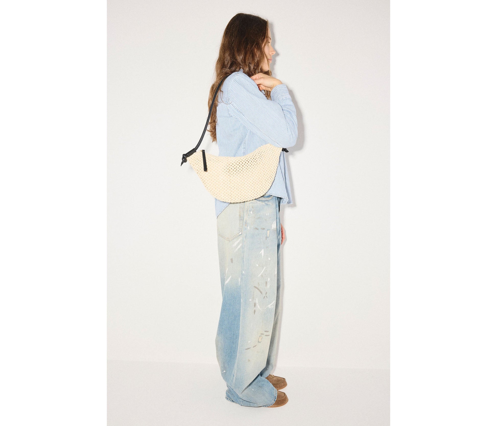 FREDA SALVADOR ELODIE CRESCENT BAG