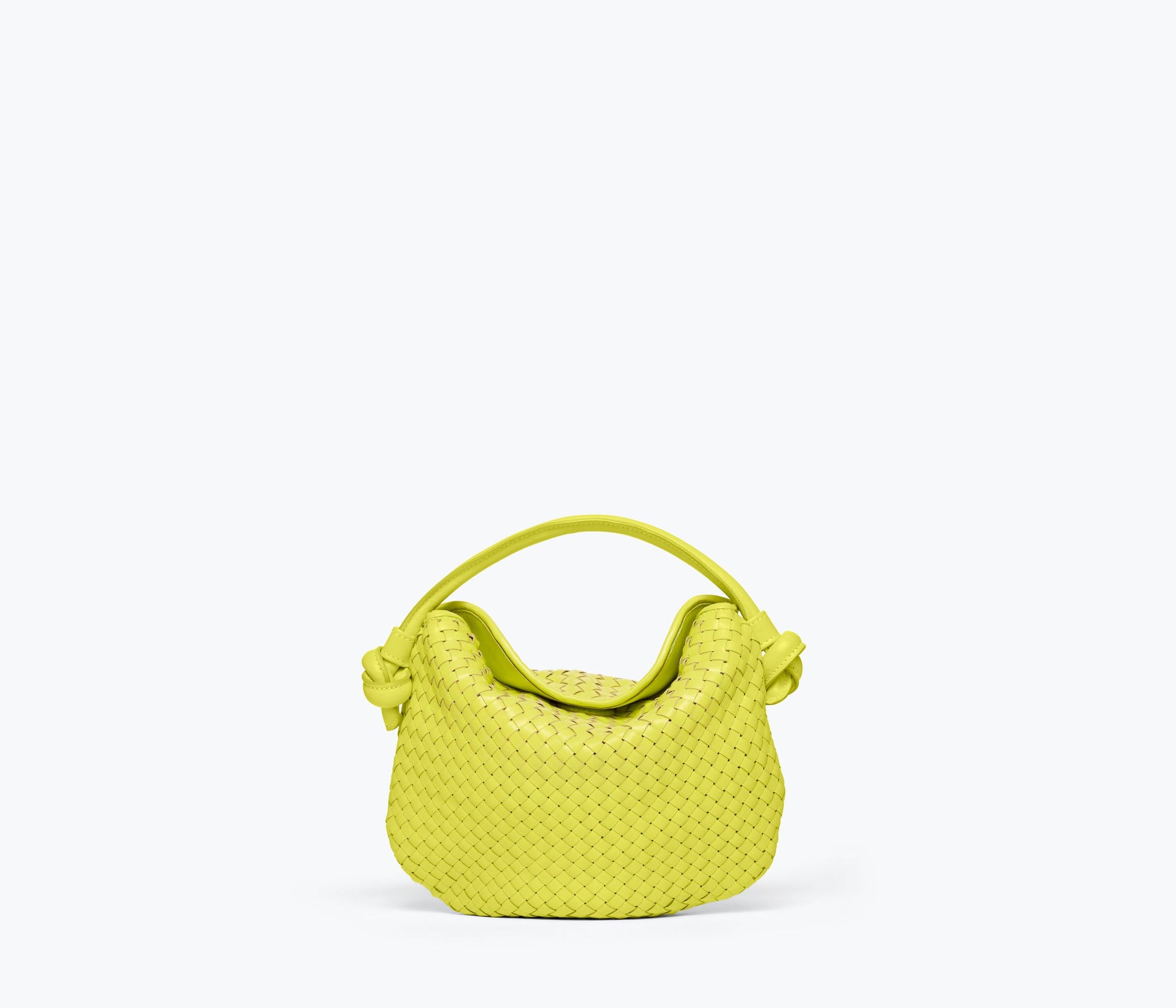 FREDA SALVADOR ELIS WOVEN LEATHER HANDBAG