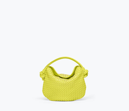 FREDA SALVADOR ELIS WOVEN LEATHER HANDBAG