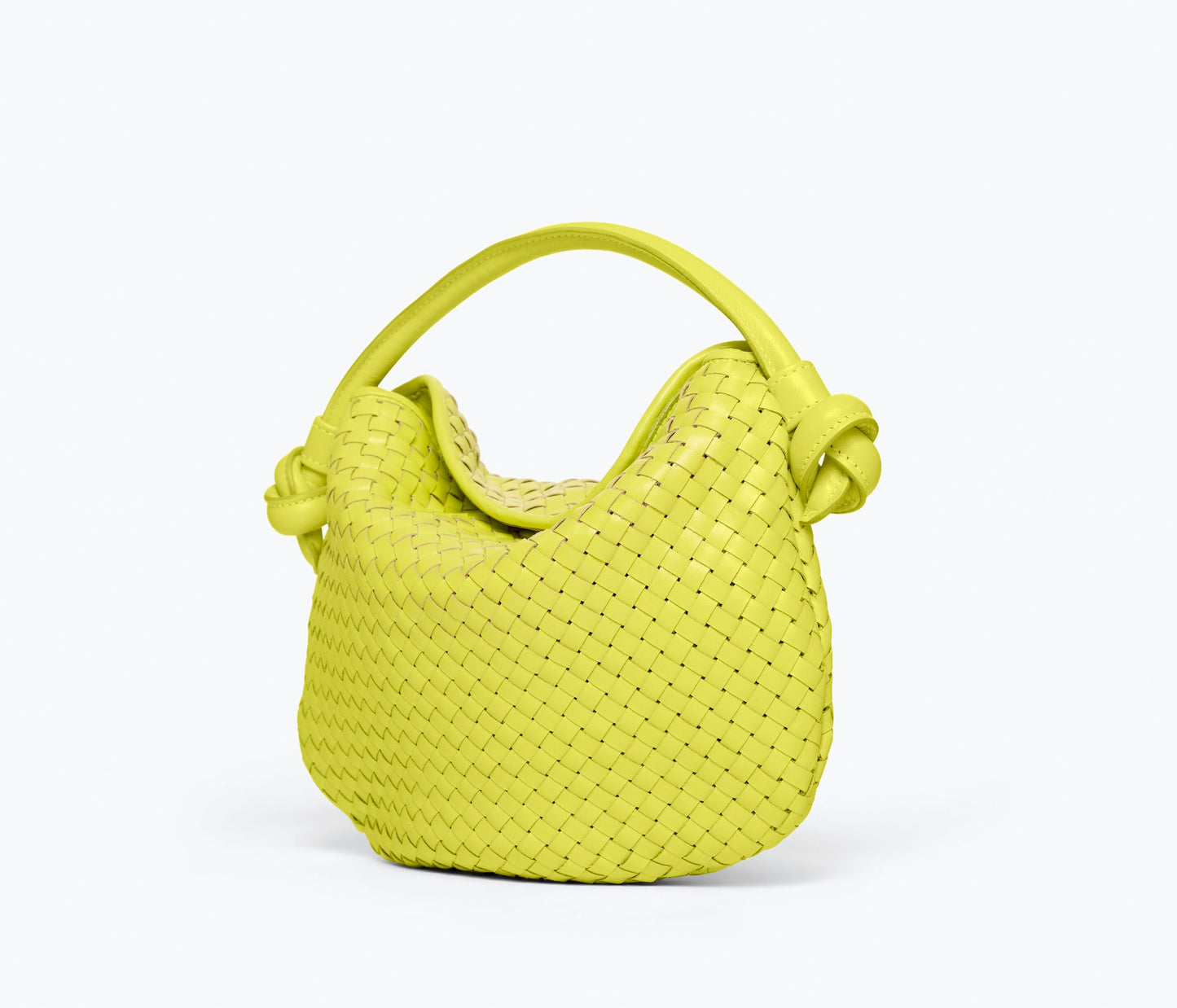 FREDA SALVADOR ELIS WOVEN LEATHER HANDBAG