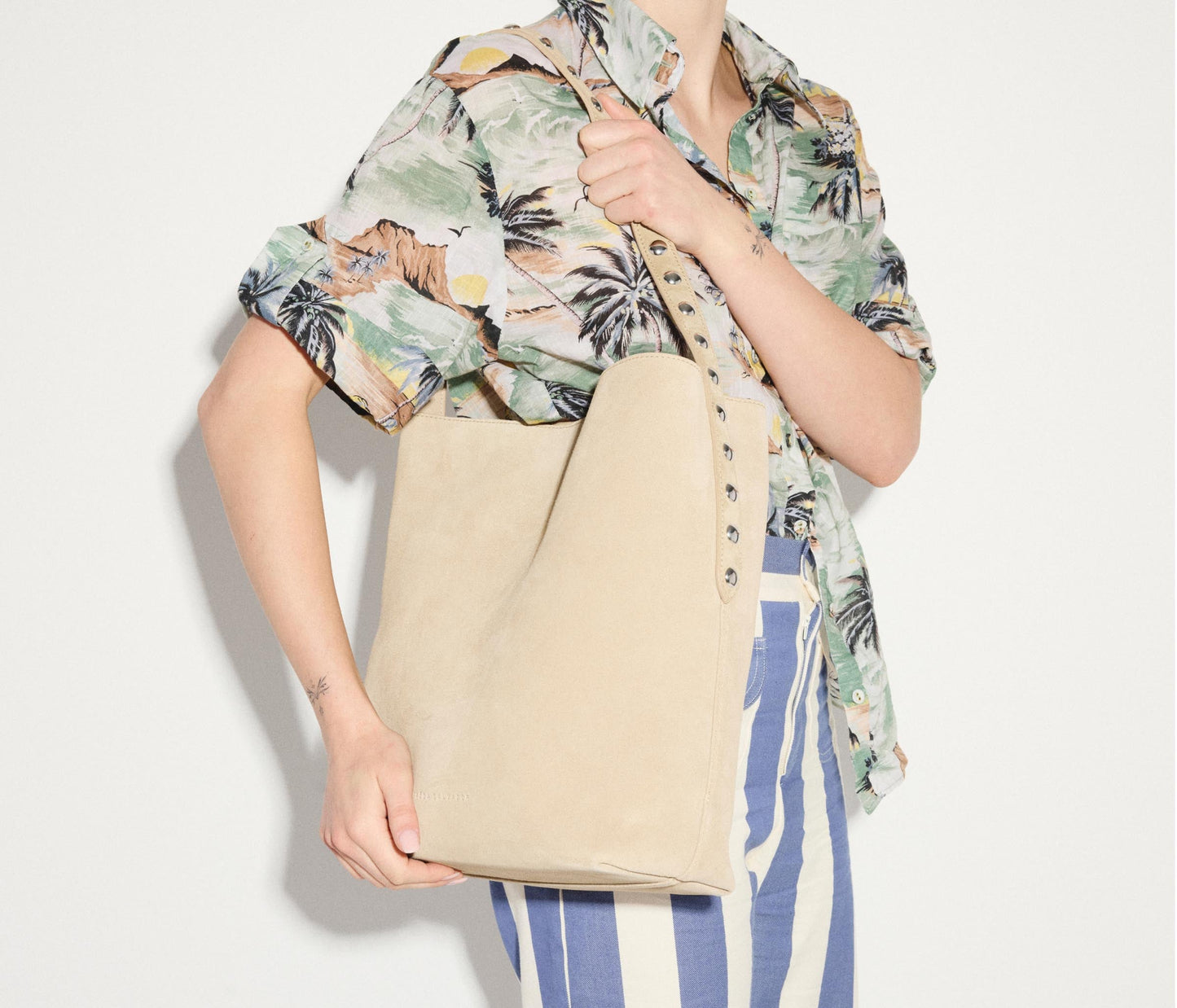 FREDA SALVADOR CALA STUDDED TOTE