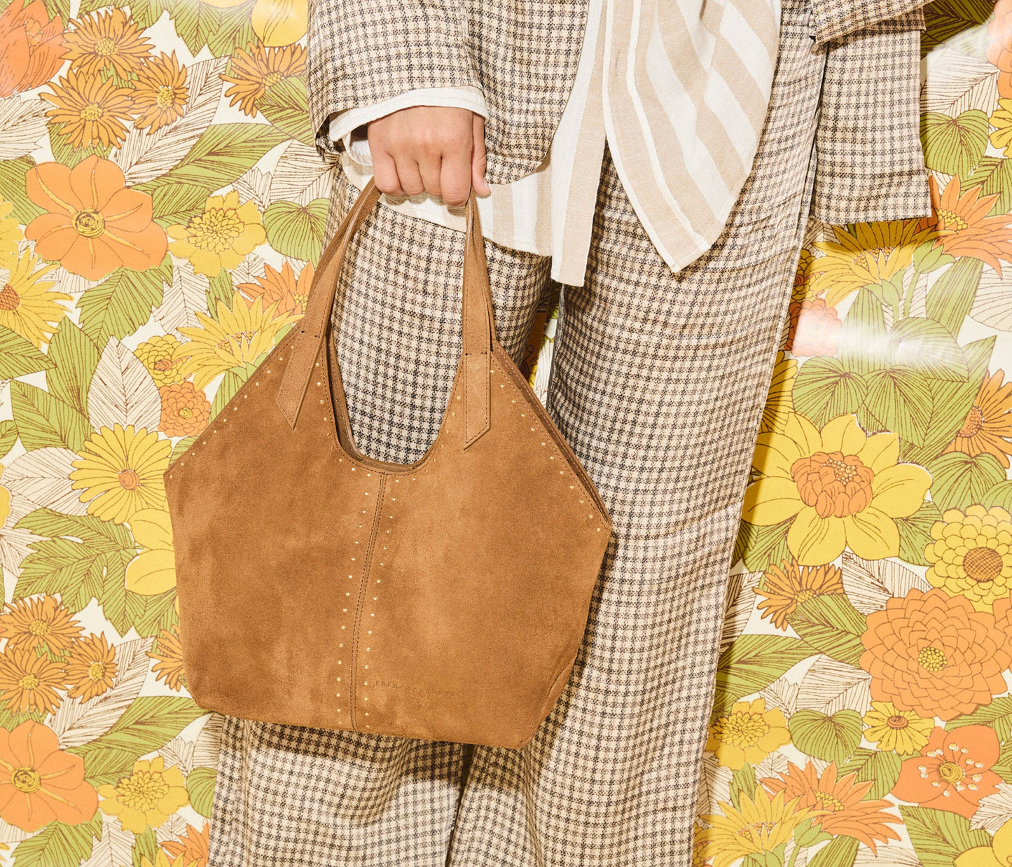 FREDA SALVADOR ABIGAIL SUEDE TOTE