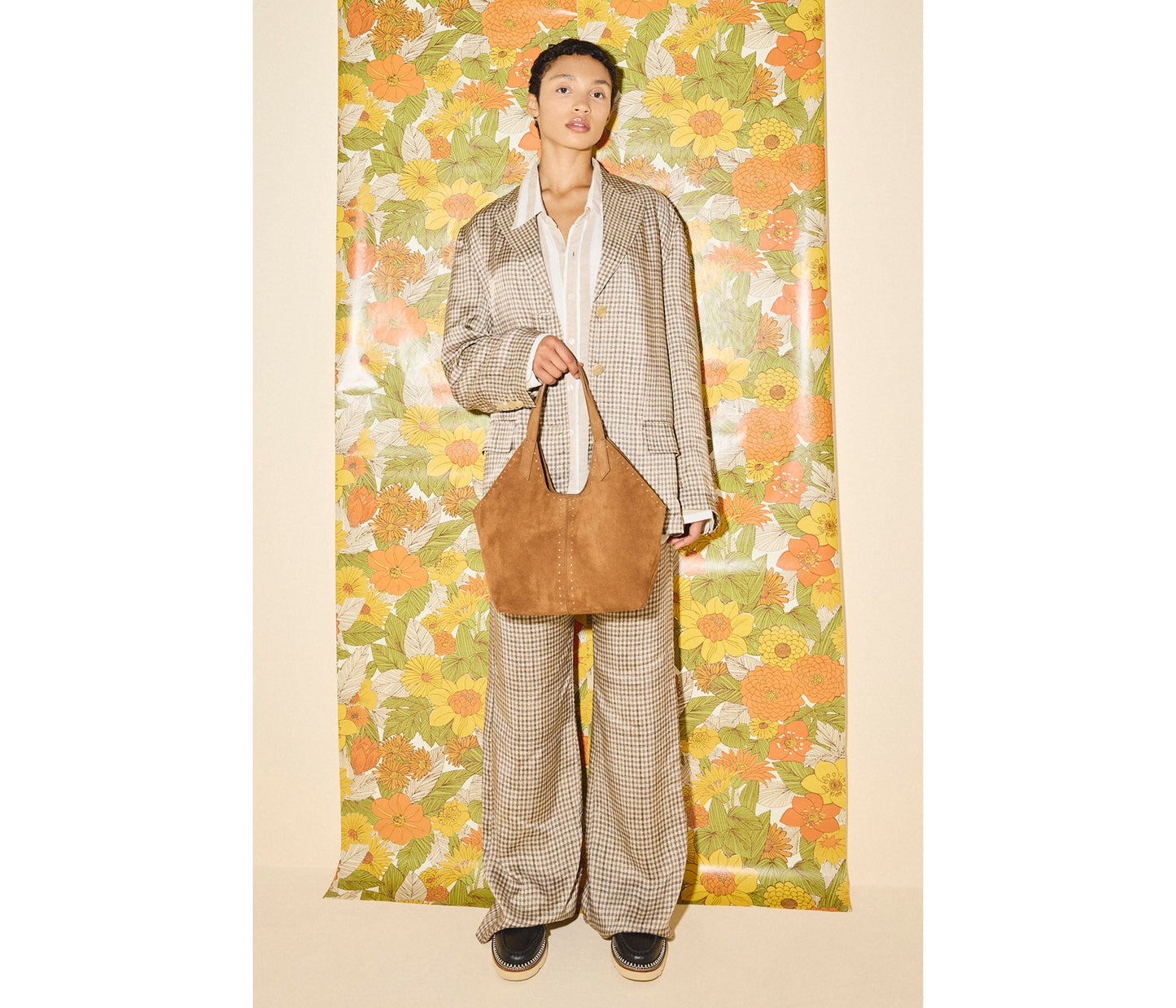 FREDA SALVADOR ABIGAIL SUEDE TOTE