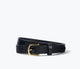 Black Embossed Croc