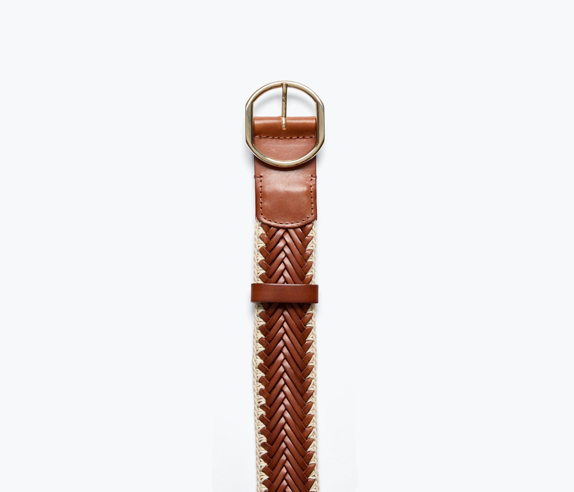 FREDA SALVADOR BRANDY WOVEN BELT