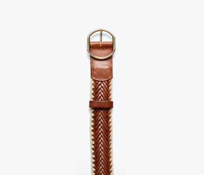 FREDA SALVADOR BRANDY WOVEN BELT