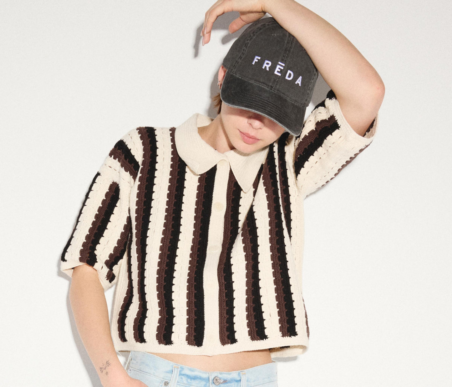 FREDA SALVADOR Embroidered Freda Hat
